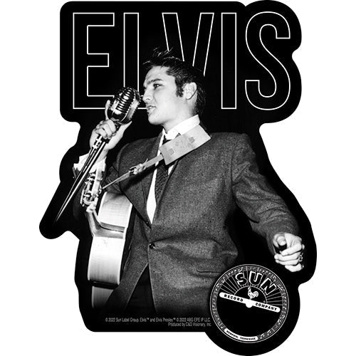 Elvis Presley Solo Live 3.9"x5" Sticker - 6 pc prepack