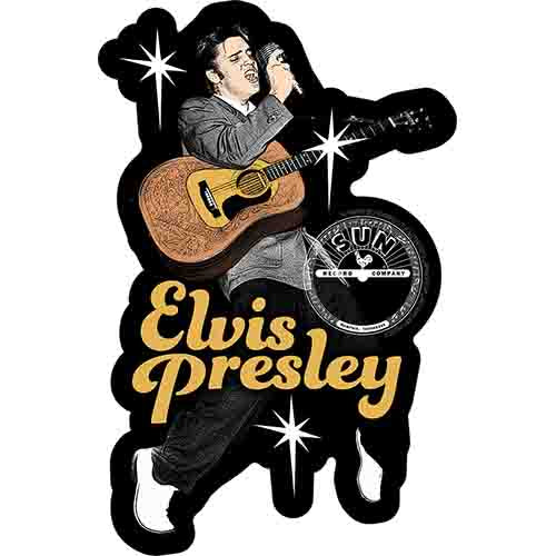 Elvis Presley On Toes 3.5"x5.5" Sticker - 6 pc prepack