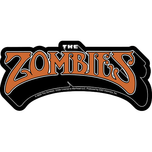 The Zombies Logo 6"x2.8" Sticker - 6 pc prepack