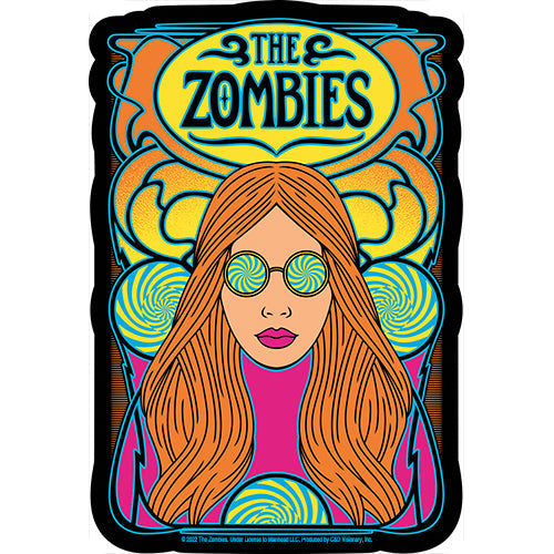 The Zombies She's Not There 3.75"x5.5" Sticker - 6 pc prepack