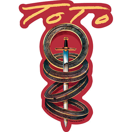 Toto Africa 4.3"x6" Sticker - 6 pc prepack