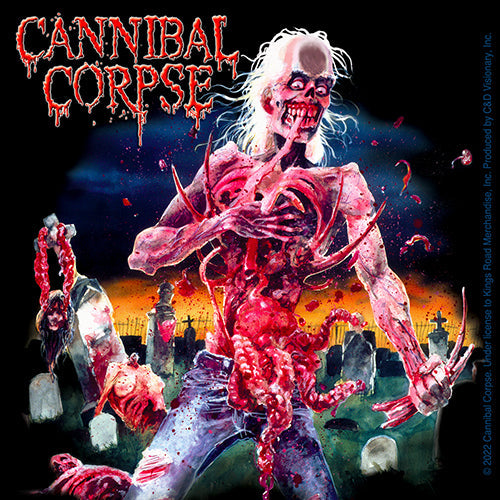 Cannibal Corpse Eaten 4"x4" Sticker - 6 pc prepack