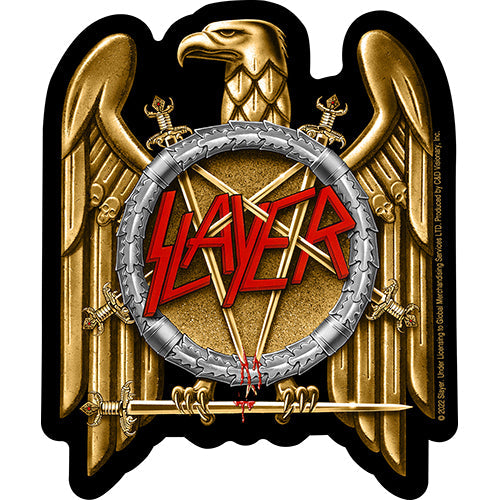 Slayer Golden Eagle 4.2"x5" Sticker - 6 pc prepack