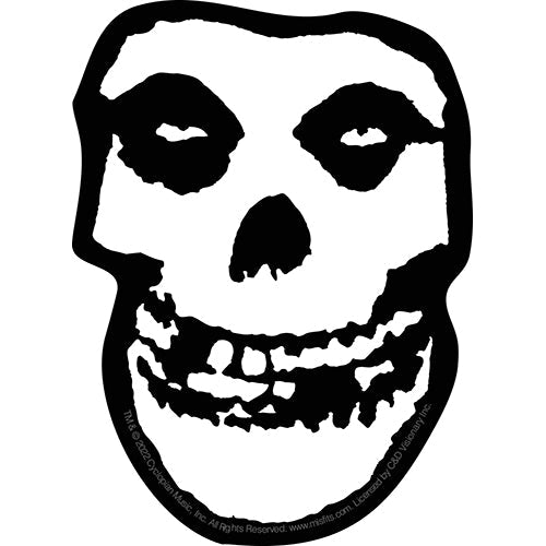 Misfits Skull 3.5"x4.75" Sticker - 6 pc prepack
