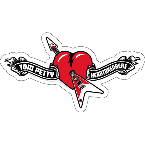 Tom Petty Modern Logo 6"x3.3" Sticker - 6 pc prepack