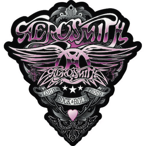 Aerosmith Loud  Proud 4.75"x5" Sticker - 6 pc prepack