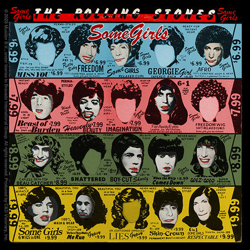 The Rolling Stones Some Girls 4"x4" Sticker - 6 pc prepack