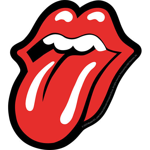 The Rolling Stones Tongue Logo 4.5"x5" Sticker - 6 pc prepack