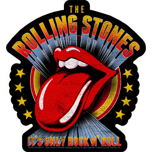The Rolling Stones Vintage Poster 4.6"x5" Sticker - 6 pc prepack