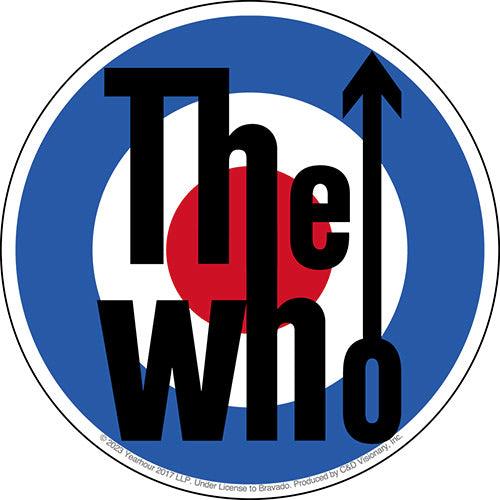 The Who Target Logo 4" Sticker - 6 pc prepack