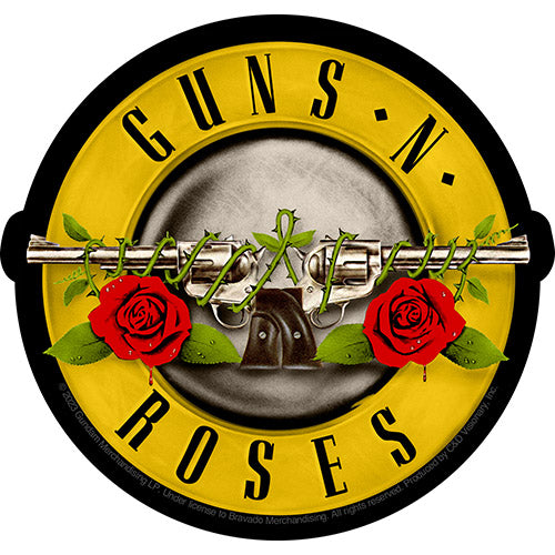 Guns N Roses Bullet 4.5"x4.25" Sticker - 6 pc prepack