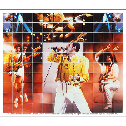 Queen Grid 4.25"x5" Sticker - 6 pc prepack