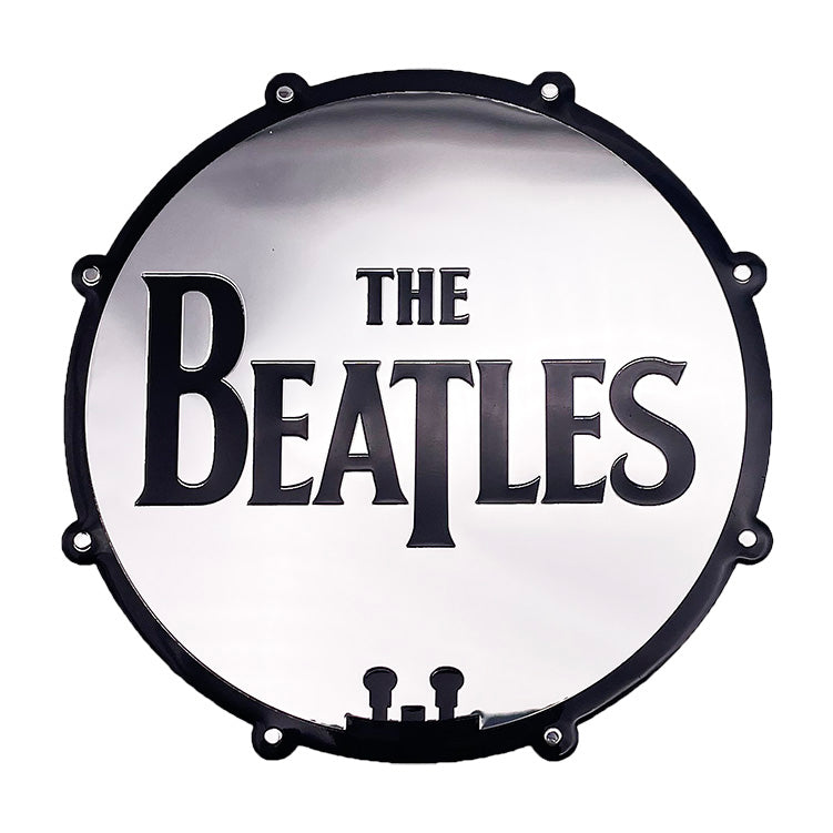 The Beatles Bass Drum Logo 3.25" Metal Sticker - 6 pc prepack