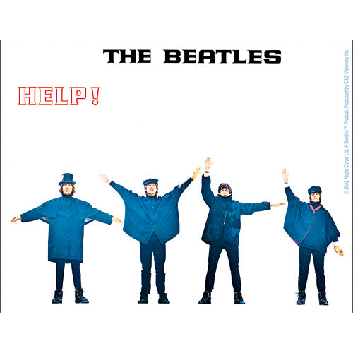 The Beatles Help! Album 3.875"x5" Sticker - 6 pc prepack