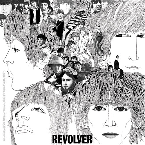 The Beatles Revolver 4"x4" Sticker - 6 pc prepack