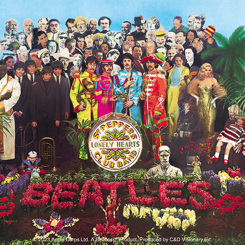 The Beatles Sgt Pepper Album 4"x4" Sticker - 6 pc prepack