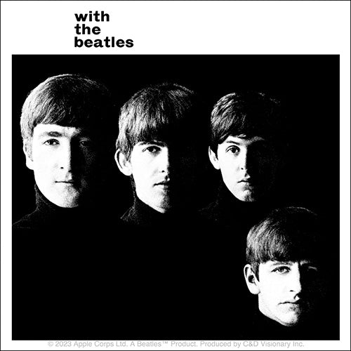 The Beatles With The Beatles 4"x4" Sticker - 6 pc prepack