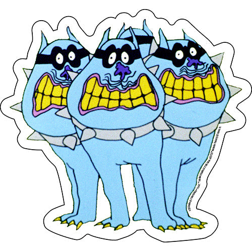 The Beatles Yellow Submarine Dogs 4.625"x5" Sticker - 6 pc prepack