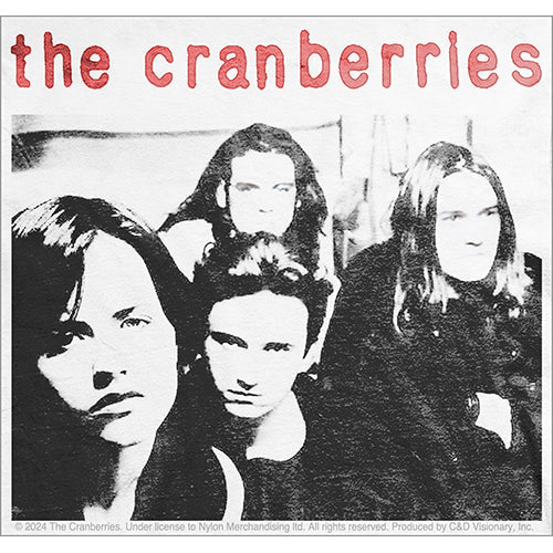 The Cranberries Stencil Photo 4.25"x4" Sticker - 6 pc prepack