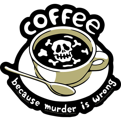 Tobe Fonseca Coffee Cup 4.75"x5" Sticker - 6 pc prepack