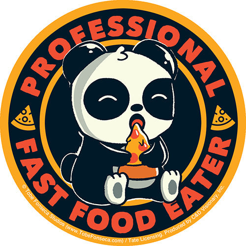Tobe Fonseca Fast Food Eater 4" Sticker - 6 pc prepack