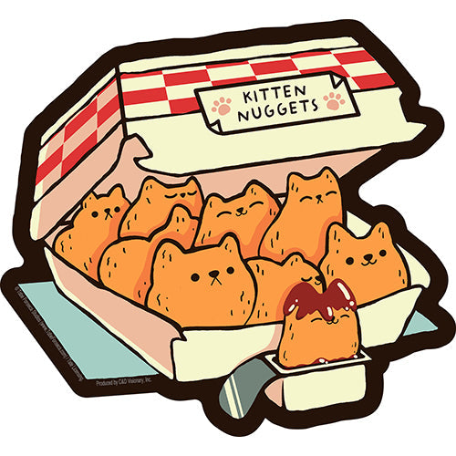 Tobe Fonseca Kitten Nuggets 4.6"x5" Sticker - 6 pc prepack