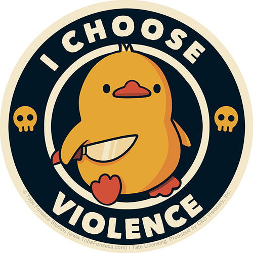 Tobe Fonseca Violent Duckie 4" Sticker - 6 pc prepack