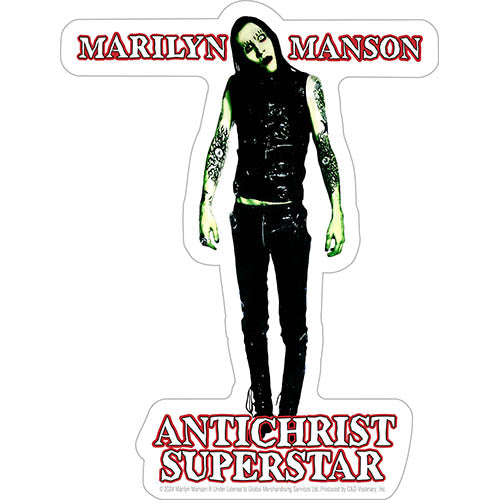 Marilyn Manson Antichrist Superstar 4.5"x6" Sticker - 6 pc prepack