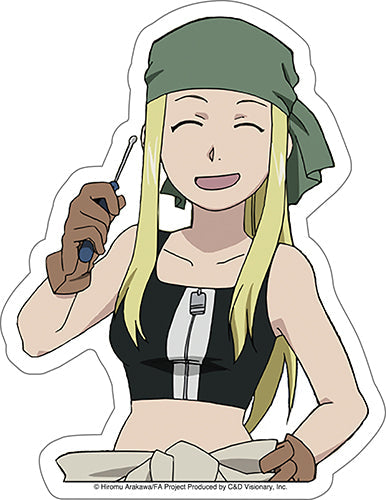 Fullmetal Alchemist Brotherhood Winry 4.5"x5.75" Sticker - 6 pc prepack