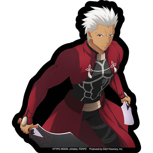Fate Night Stay [Unlimited Blade Works] Archer 4.7"x5.5" Sticker - 6 pc prepack