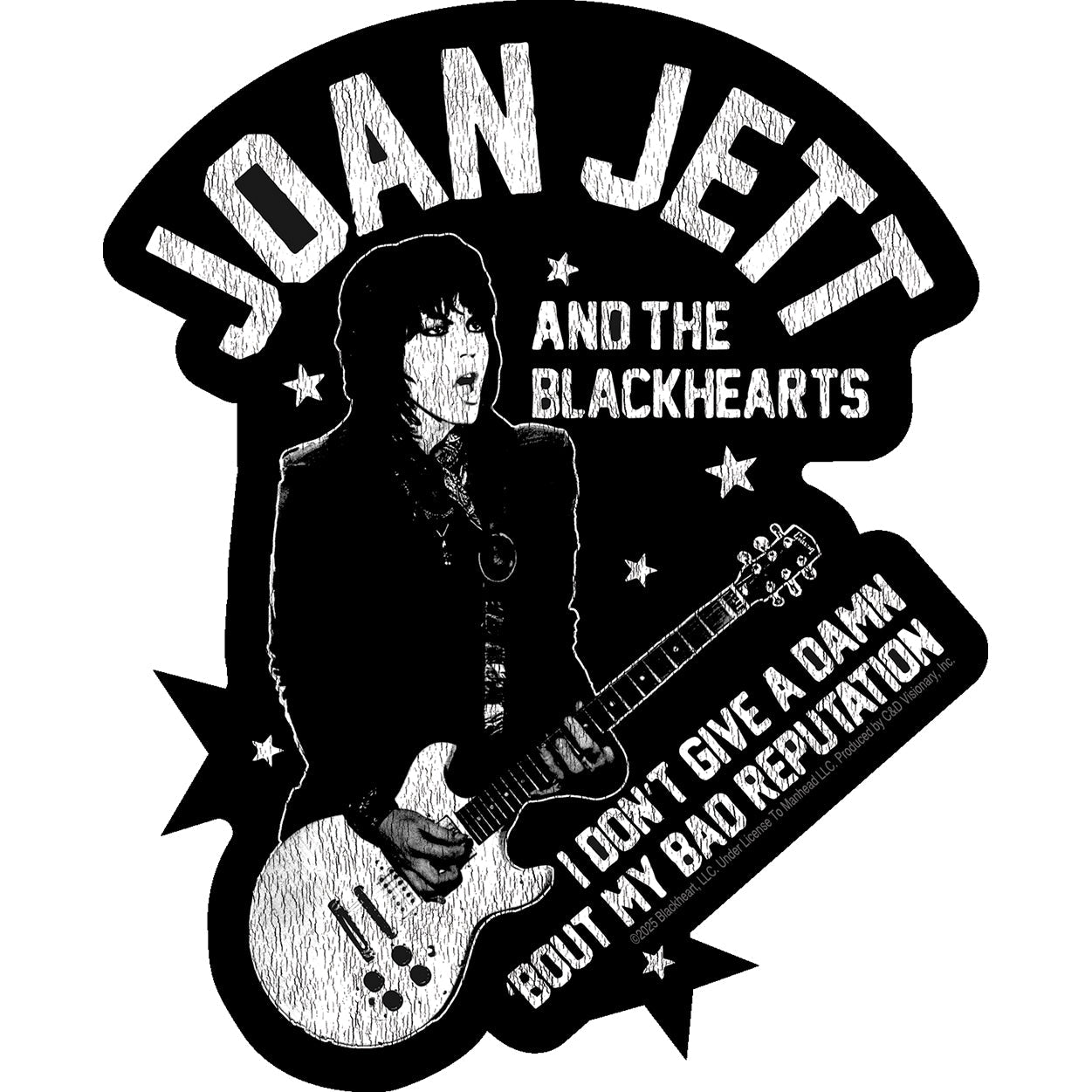 Joan Jett  the Blackhearts Bad Reputation 4"x5" Sticker - 6 pc prepack