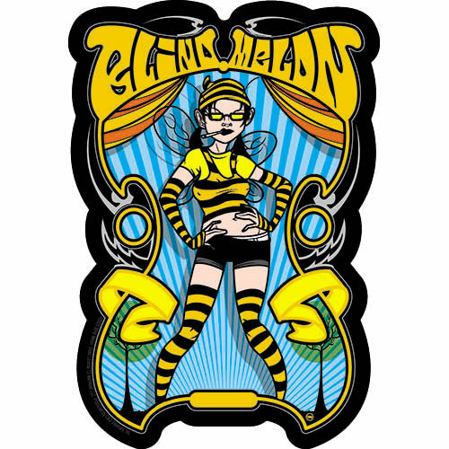 Blind Melon Bee Girl 3.8"x5.5" Sticker - 6 pc prepack