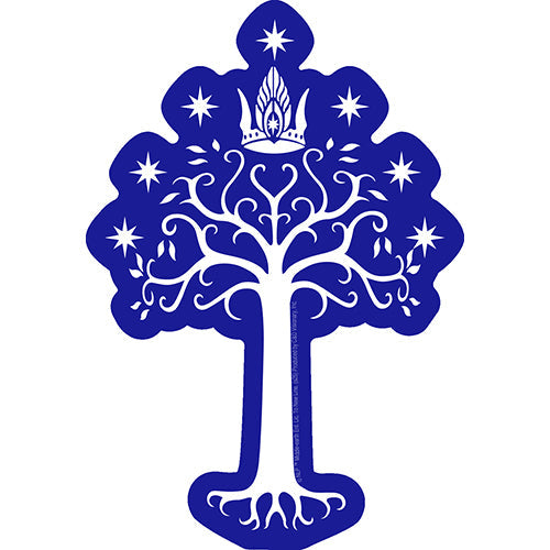 The Lord of the Rings Tree of Gondor 3.8"x5.5" Sticker - 6 pc prepack