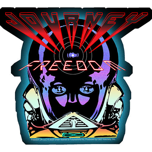 Journey Freedom 5"x5.5" Sticker - 6 pc prepack