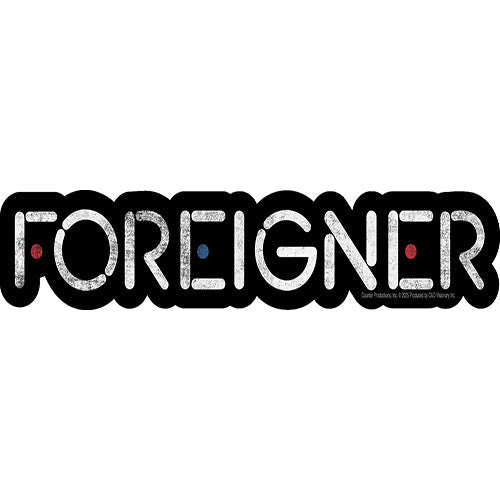 Foreigner Logo 6.5"x1.2" Sticker - 6 pc prepack