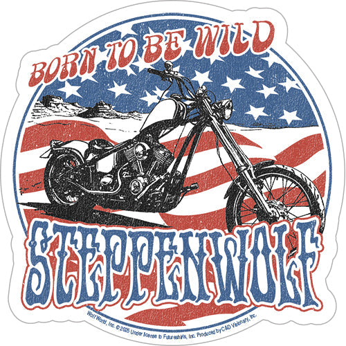 Steppenwolf Wild 5"x5" Sticker - 6 pc prepack