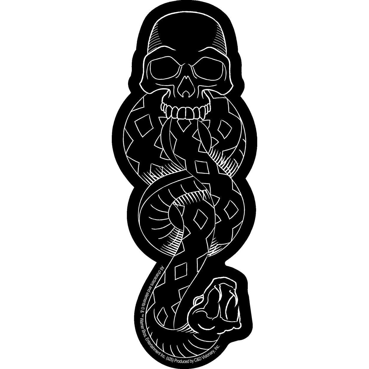 Harry Potter Dark Mark 2.6"x6.5" Sticker - 6 pc prepack