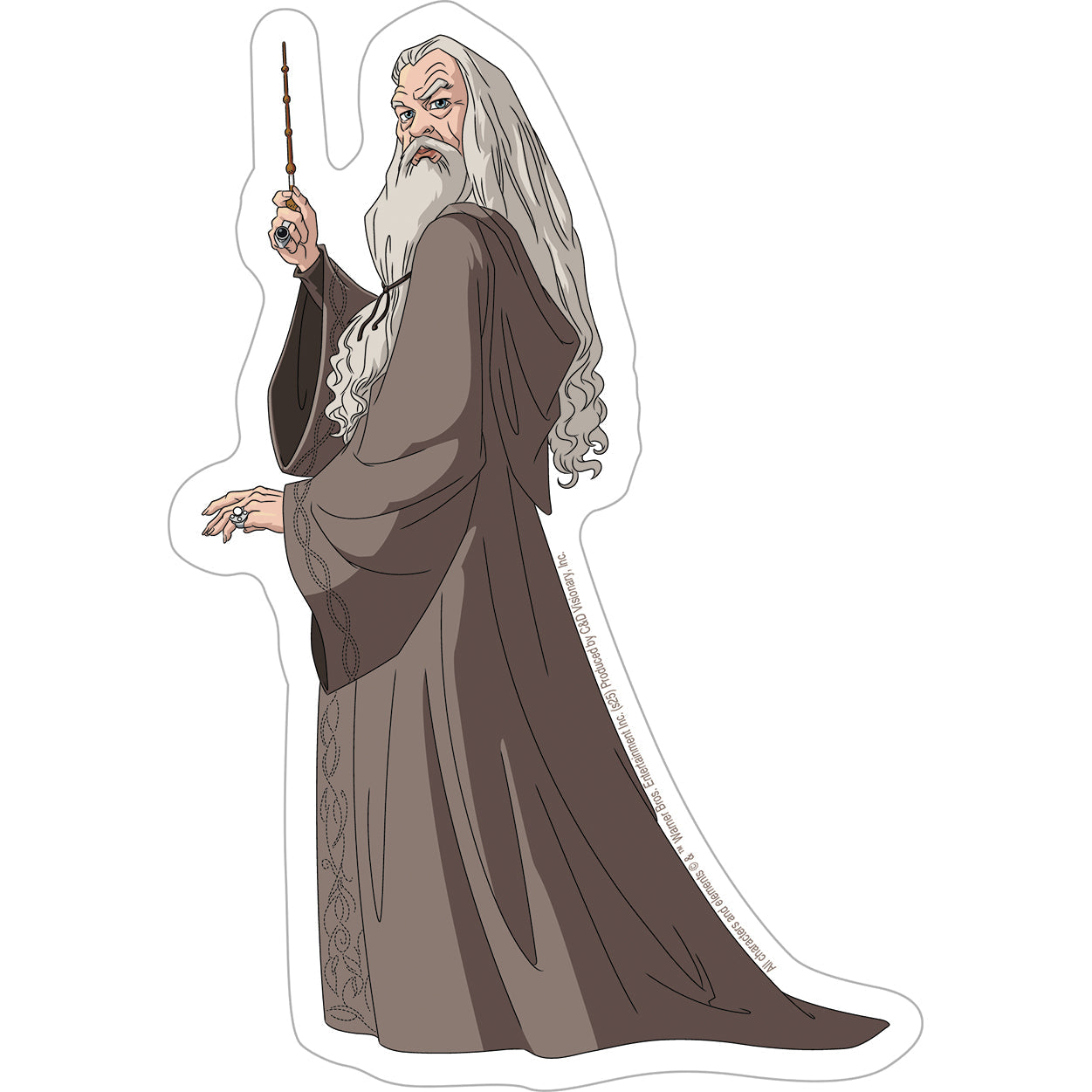 Harry Potter Dumbledore 4.5"x6.5" Sticker - 6 pc prepack