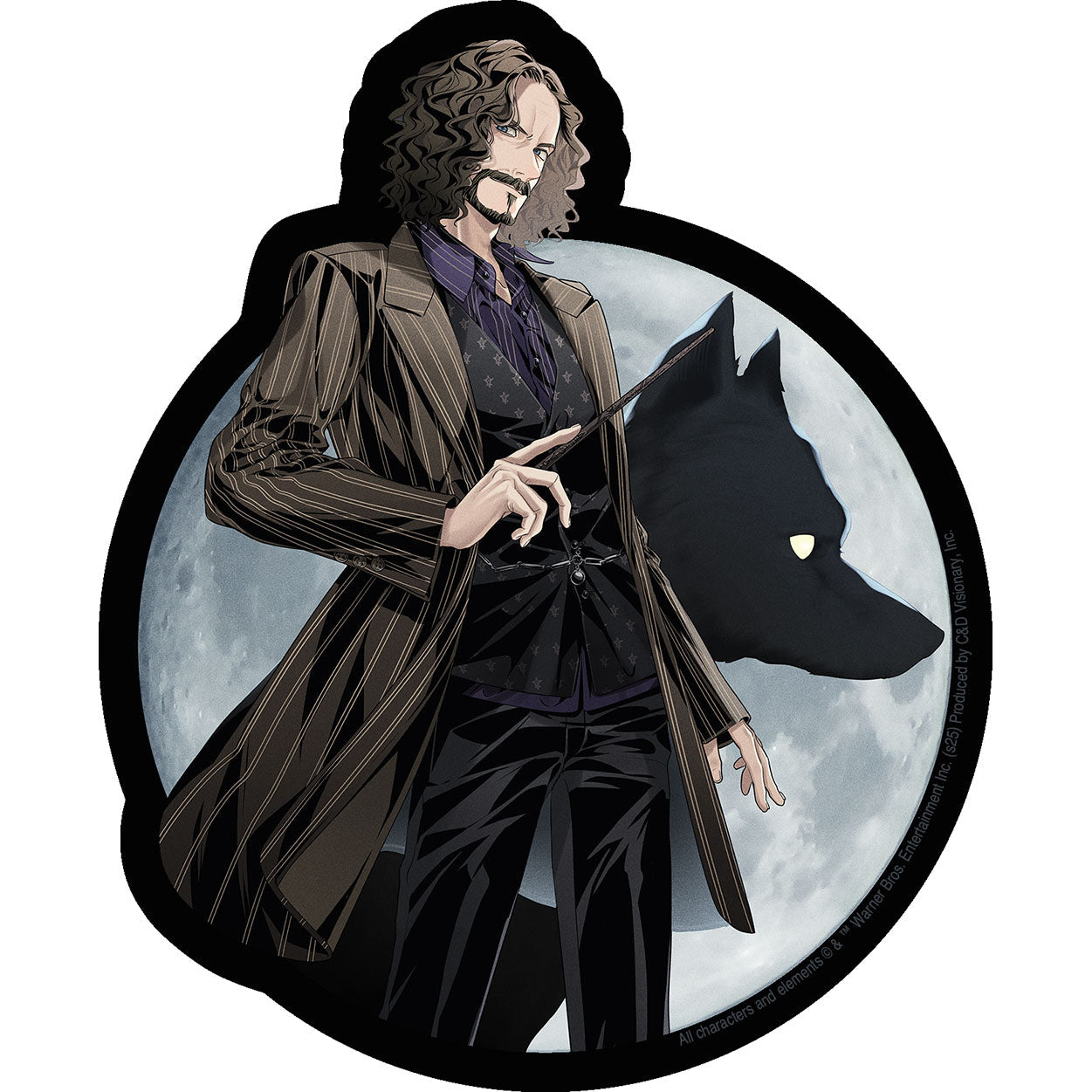 Harry Potter Sirius Black 4.5"x5.5" Sticker - 6 pc prepack