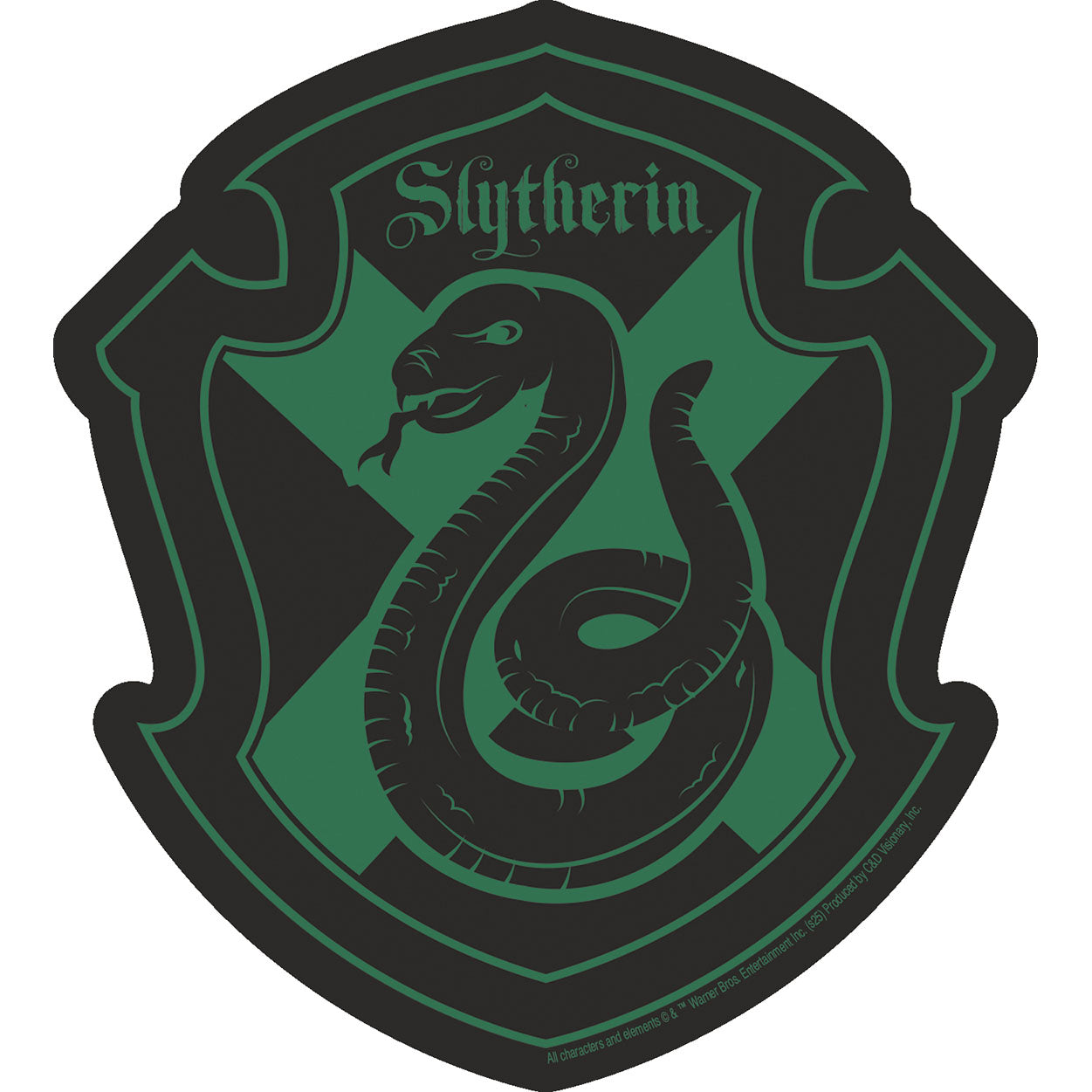 Harry Potter Slytherin 4.6"x5.1" Sticker - 6 pc prepack