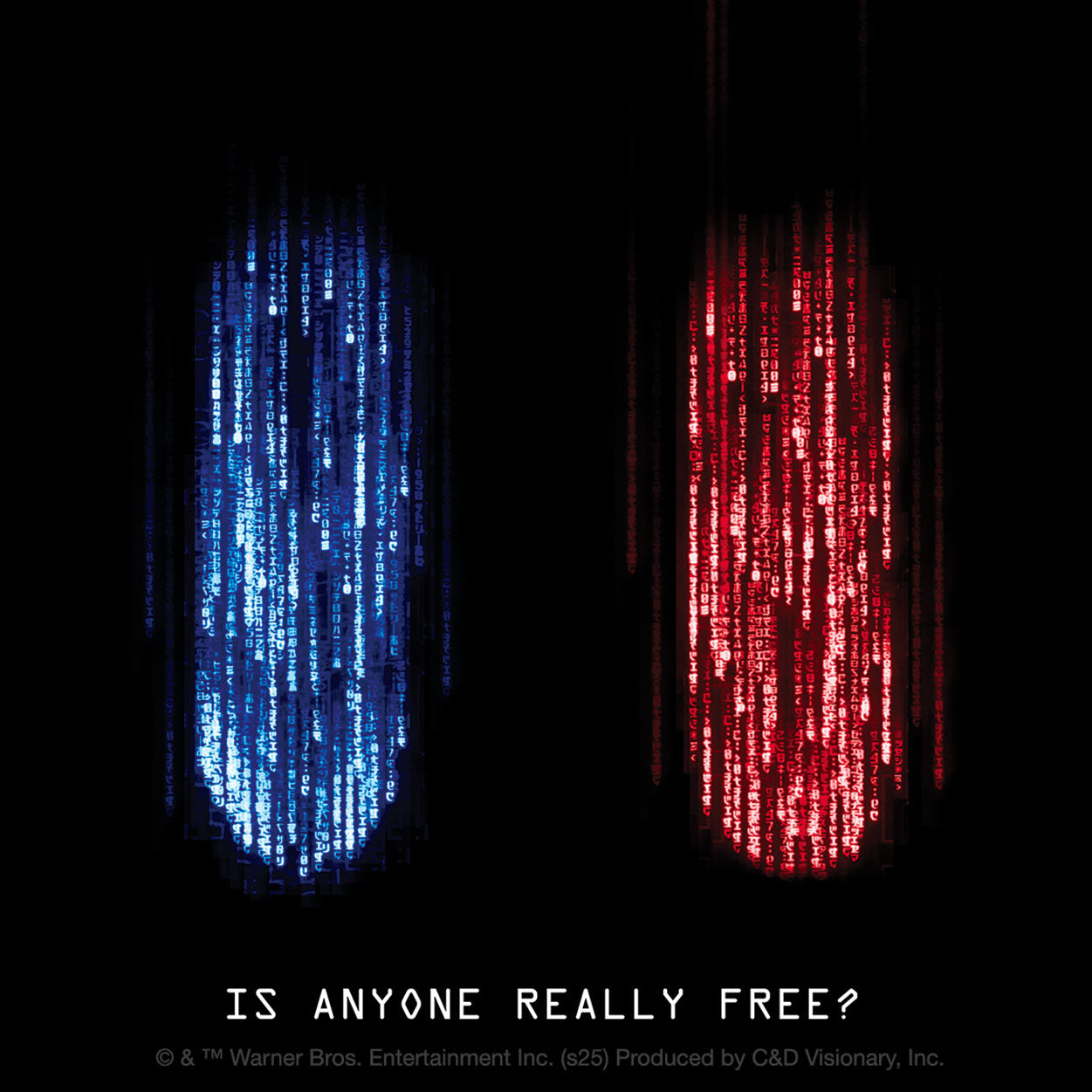 The Matrix Blue vs Red Pill 4"x4" Sticker - 6 pc prepack