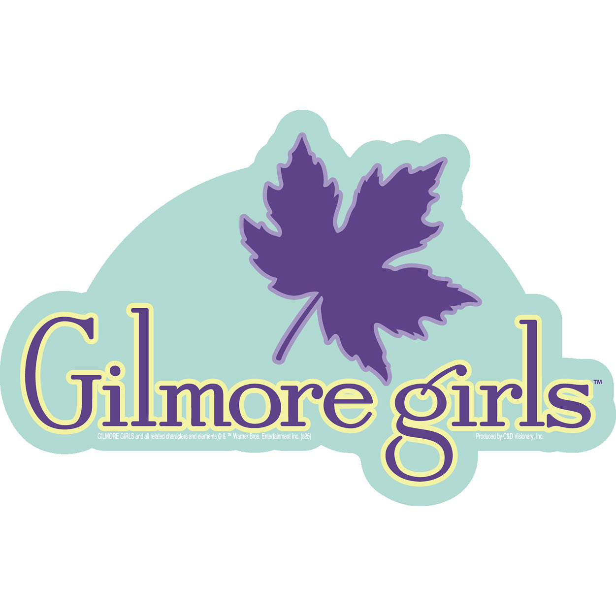 Gilmore Girls Logo 5.5"x3.6" Sticker - 6 pc prepack