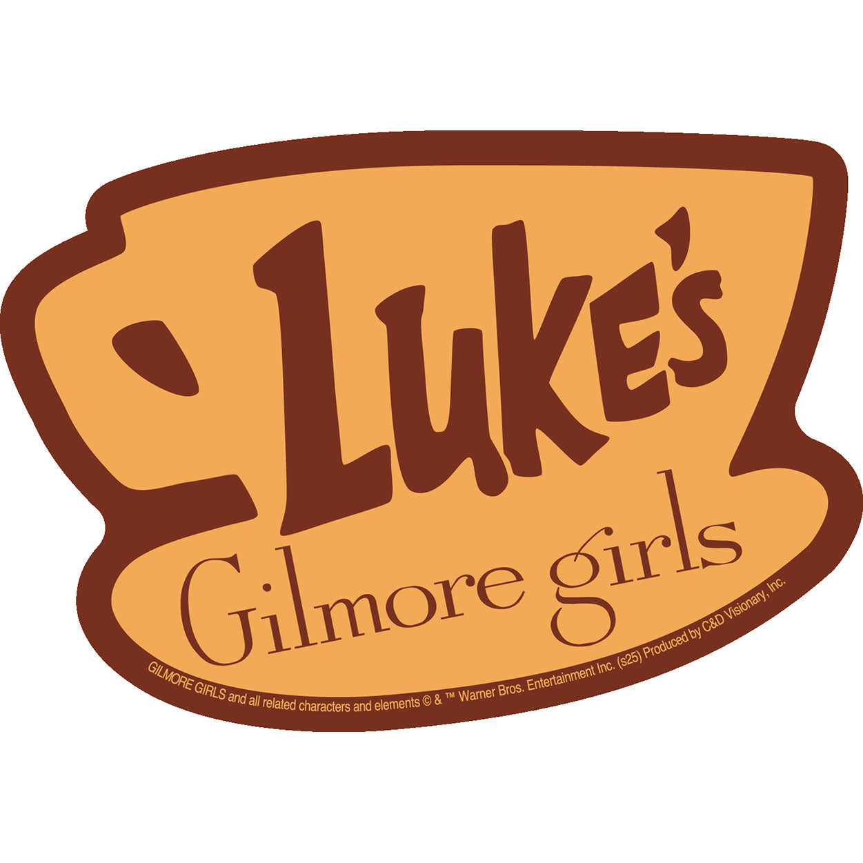 Gilmore Girls Luke's 3.5"x5" Sticker - 6 pc prepack
