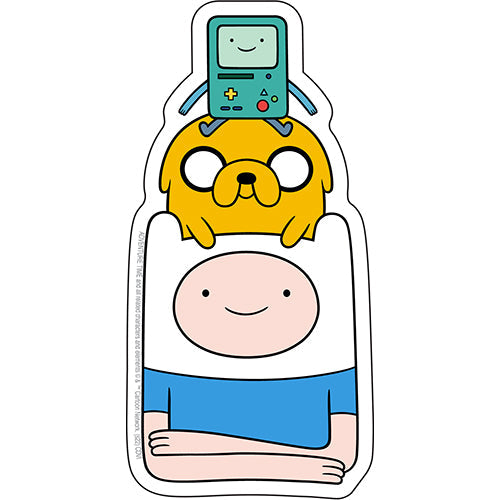Adventure Time The Gang 2.7"x5.45" Sticker - 6 pc prepack
