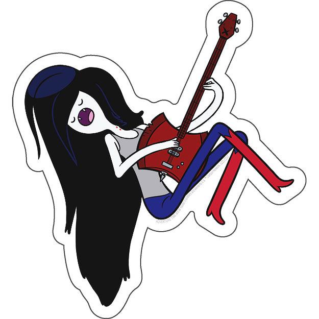 Adventure Time Marceline 4.6"x5" Sticker - 6 pc prepack