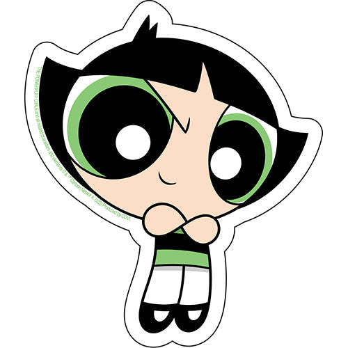 Powerpuff Girls Buttercup 3.8"x4.5" Sticker - 6 pc prepack