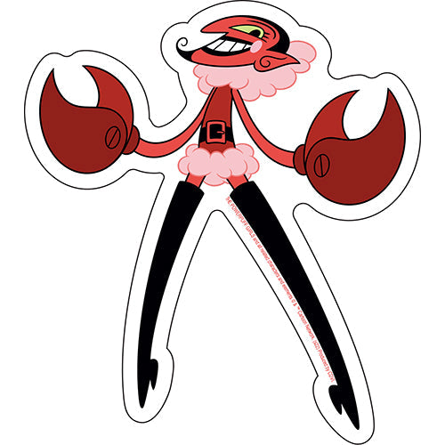 Powerpuff Girls Him 5"x5.5" Sticker - 6 pc prepack
