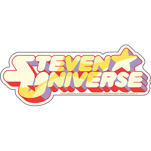 Steven Universe Logo 6"x2.5" Sticker - 6 pc prepack