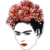 Thumbnail for Frida Kahlo Stencil Sticker - 6 pc prepack