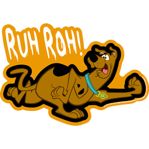 Scooby Doo Ruh Roh! 6"x4.1" Sticker - 6 pc prepack